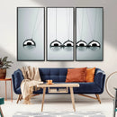 Newton's Cradle Wall Art Canvas Print, Framed Newton Cradle