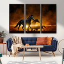 Horse Wall Art Canvas Print, Multi Panel Animal Canvas Print