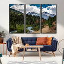 San Juan Nal Forest Wall Art Landscape Canvas Print