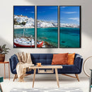 Santorini Wall Art Canvas Print