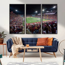 Mississippi State Bulldogs Stadium Wall Art Canvas Print –