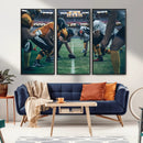 American Football Playing Wall Art Canvas Print by MyGreatCanvas | Canvas Wall Art Prints | Photo Prints & Wall Decor
