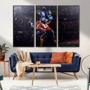 American Football Wall Art Canvas Print, Stadium Sport Wall