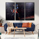 American Football Wall Art Canvas Print, Stadium Sport Wall