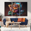 Abstract Rose Wall Art Canvas Print by MyGreatCanvas | Canvas Wall Art Prints | Photo Prints & Wall Decor