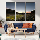 Oregon Ducks Football Team Print - Eugene Autzen Stadium