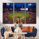 St. Louis Cardinals Baseball Team Print - Busch Stadium Wall