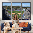 Los Angeles Dodgers Dodger Stadium Wall Art Canvas Print -