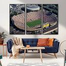 Michigan Wolverines Football Team Print - Ann Arbor Michigan