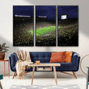 Michigan Wolverines Football Canvas Wall Decor, Football