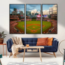 St. Louis Cardinals Baseball Team Print - Busch Stadium Wall