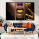 African American Art Black Woman Canvas Print, African Wall