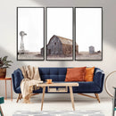 Set of 3 Rustic Farmhouse Wall Art Prints – Country Barn,