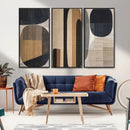 Wabi Sabi Canvas Print - Geometric Abstract Wall Art Canvas