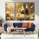 Golden Buddha Wall Art | Yoga Room Decor and Meditation Room by MyGreatCanvas | Canvas Wall Art Prints | Photo Prints & Wall Decor