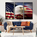 American Flag Eagle Symbol Wall Art, American Flag Eagle by MyGreatCanvas | Canvas Wall Art Prints | Photo Prints & Wall Decor