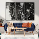 Winter Horse Snow Wall Art Canvas Print