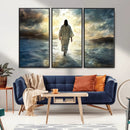 Jesus Walking on Water Wall Art | Canvas Print | Ready to