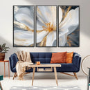 White and Gold Floral Canvas Wall Art - Framed and Ready to by MyGreatCanvas | Canvas Wall Art Prints | Photo Prints & Wall Decor