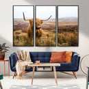 Scottish Highland Cow Wall Art Canvas Print | Ready to Hang by MyGreatCanvas | Canvas Wall Art Prints | Photo Prints & Wall Decor