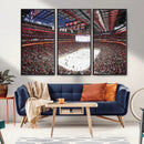 Barton Malow Little Caesars Arena Detroit Wall Art Canvas