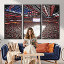 Barton Malow Little Caesars Arena Detroit Wall Art Canvas