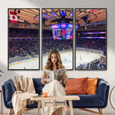 Madison New York Rangers Hockey Stadium Wall Art Canvas