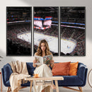 Rogers Place Edmonton Oilers Ice Hockey Stadium Wall Art,