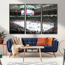 Sharks Arena Blackhawks Sharks Ice Hockey Stadium Wall Art by MyGreatCanvas | Canvas Wall Art Prints | Photo Prints & Wall Decor
