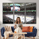 Sharks Arena Blackhawks Sharks Ice Hockey Stadium Wall Art
