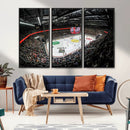 Vaudoise Lausanne Ice Hockey Arena Stadium Wall Art Canvas,