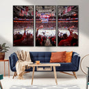 Carolina Hurricanes Ice Hockey Stadium Wall Art, Carolina