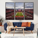 Florida Tampa Raymond James Stadium Wall Art Canvas Print -