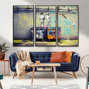Banksy Life is Short Wall Art - Iconic Graffiti Art on by MyGreatCanvas | Canvas Wall Art Prints | Photo Prints & Wall Decor