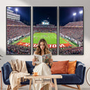 NC State Wolfpack Canvas Print - Raleigh Carter-Finley
