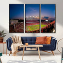 NC State Wolfpack Football Team Print - Raleigh