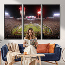 Framed Florida State Seminoles Football Team Print -