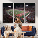 Houston Cougars Football Team Print - Houston TDECU Stadium