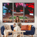 Virginia Tech Hokies Football Team Print - Blacksburg Lane