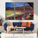 Wisconsin Badgers Football Team Print - Madison Camp Randall by MyGreatCanvas | Canvas Wall Art Prints | Photo Prints & Wall Decor