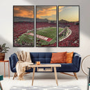 Camp Randall Stadium Wisconsin Badgers Large Wall Art Canvas