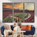 Camp Randall Stadium Wisconsin Badgers Large Wall Art Canvas