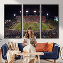 Demon Deacons Print Canvas, Football Team Print -