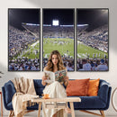 Brigham Young University Cougars Football Print Canvas -