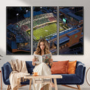 University of North Texas Mean Green Football Artwork,