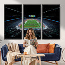 Denver Broncos Football Team Print Canvas- Denver Empower