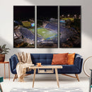 Duke University Blue Devils Football Print Canvas - Durham