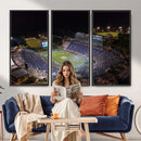 Duke University Blue Devils Football Print Canvas - Durham