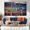 University of Kansas Jayhawks Football Team Art Print - by MyGreatCanvas | Canvas Wall Art Prints | Photo Prints & Wall Decor