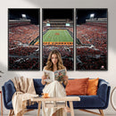 Oklahoma State Cowboys Canvas Print, Football Team Print -